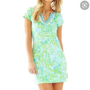 Lilly Pulitzer Harper Dress Pool Blue sz.L